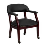 Flash Furniture Black Leather Reception Chair