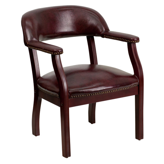 Flash Furniture Burgundy Vinyl Reception Chair