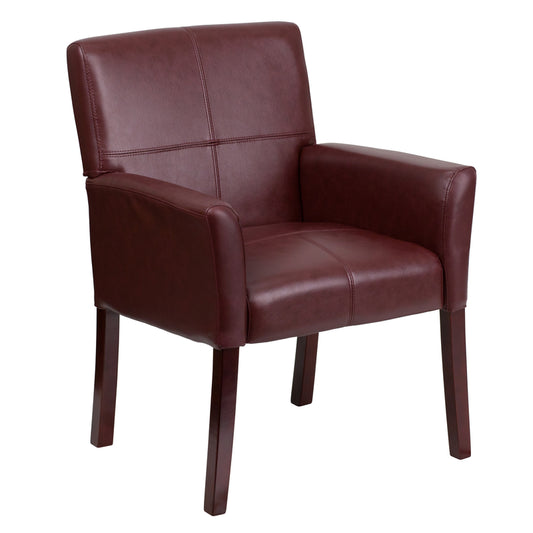 Flash Furniture Burgundy Leather Reception Chair