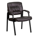 Flash Furniture Brown Leather Reception Chair