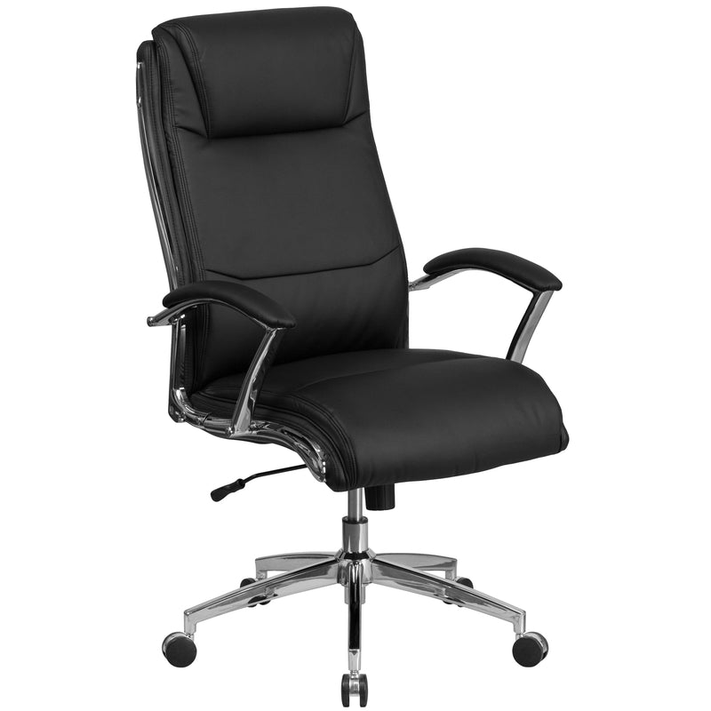 Flash Furniture Black Leather Office Chair