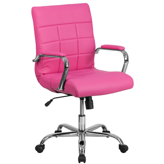Flash Furniture Pink Vinyl Office Chair