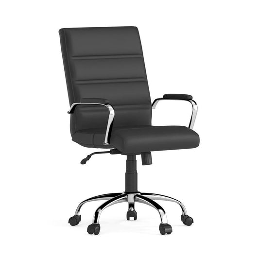 Flash Furniture Black Leather Office Chair