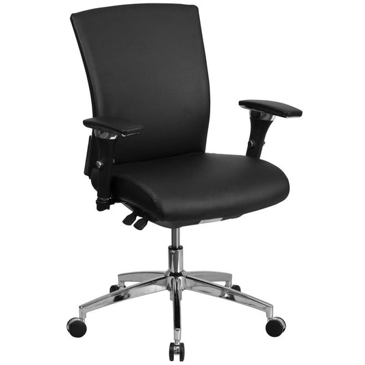 Flash Furniture Black Leather Office Chair