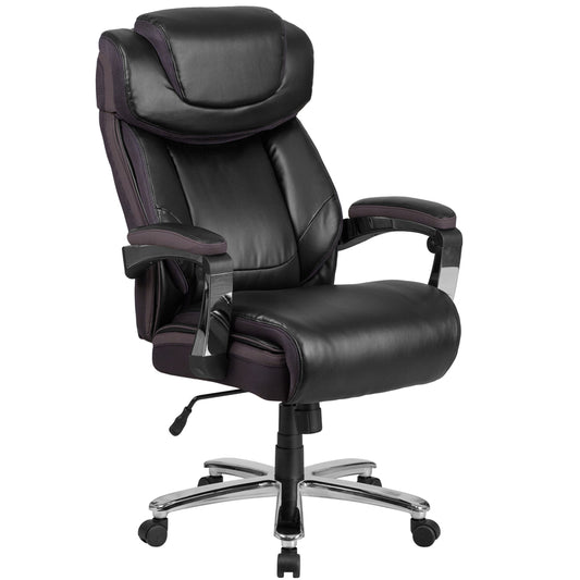 Flash Furniture Black Leather Office Chair
