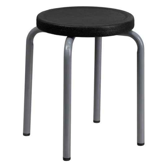 Flash Furniture Black Plastic Side Chair