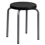 Flash Furniture Black Plastic Side Chair