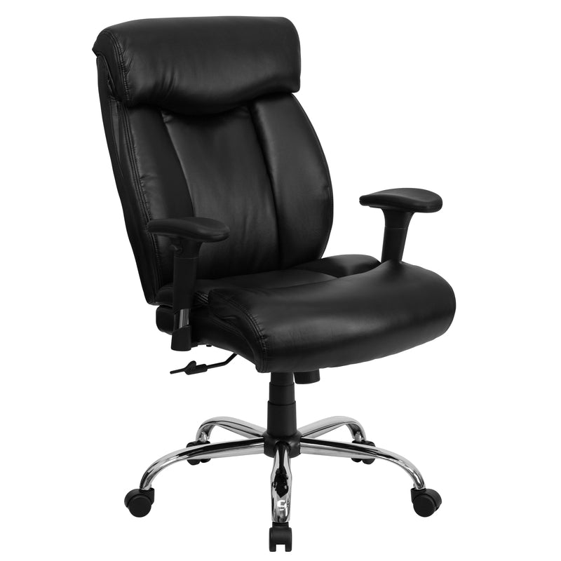 Flash Furniture Black Leather Office Chair