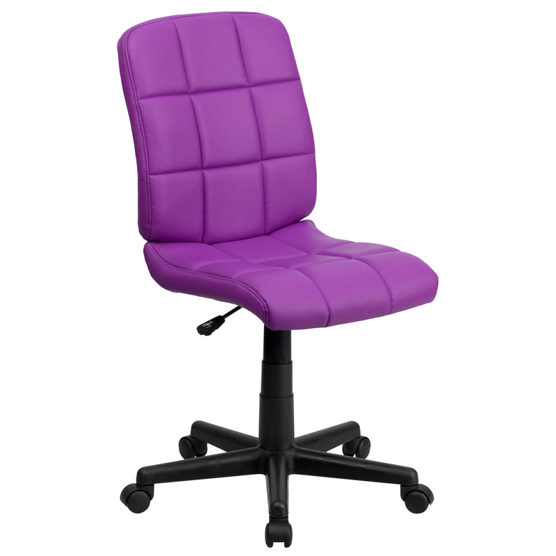 Flash Furniture Purple Vinyl Office Chair