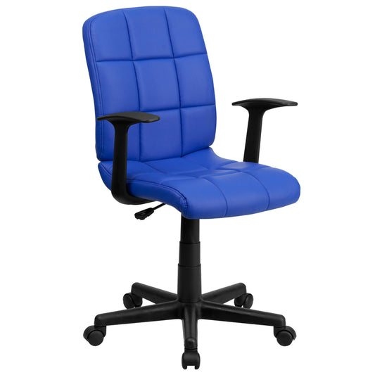 Flash Furniture Blue Vinyl Office Chair