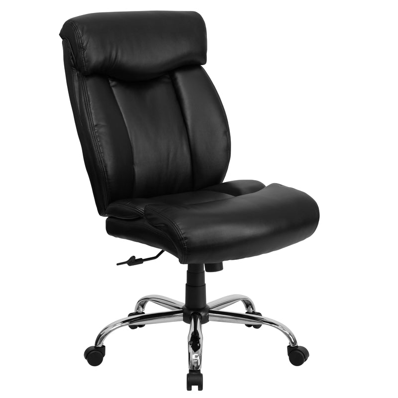 Flash Furniture Black Leather Office Chair