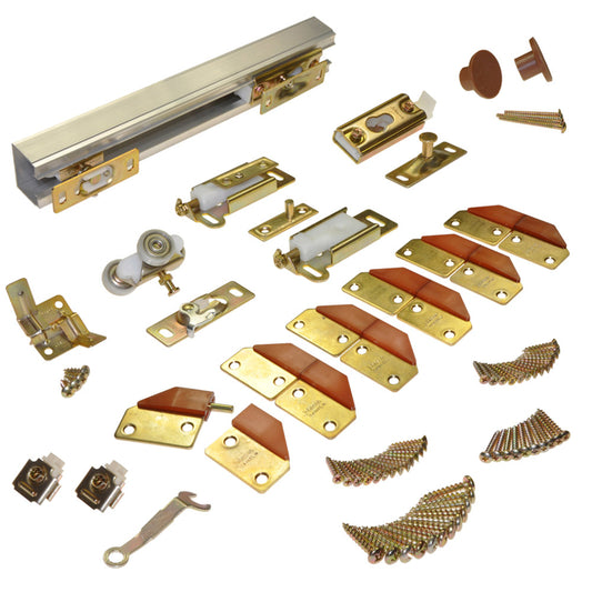 Johnson Hardware 100FD Aluminum Bi-fold Hardware Kit