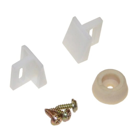 Johnson Hardware Nylon/Rubber Pocket Door Guide and Bumper Set 6 pc