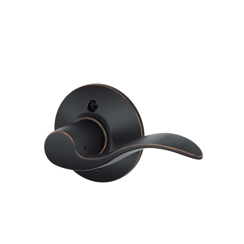 Schlage Accent Traditional Aged Bronze Dummy Lever