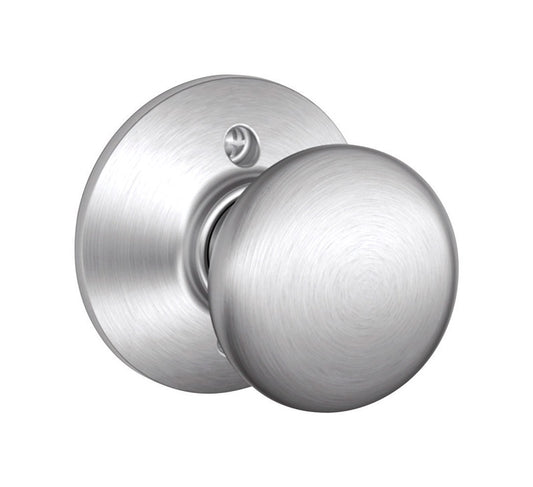 Schlage Plymouth Satin Chrome Dummy Knob