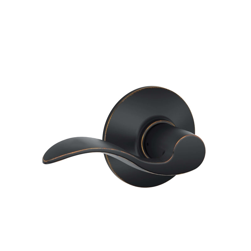 Schlage Accent Aged Bronze Passage Lever