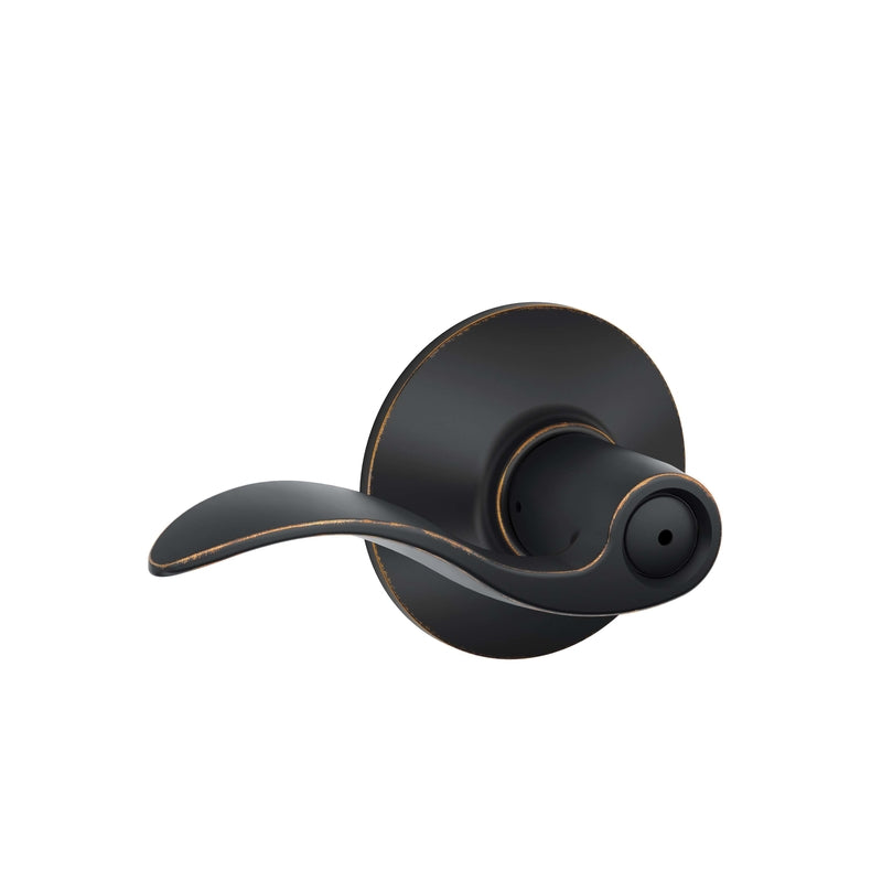 Schlage Accent Aged Bronze Privacy Lever