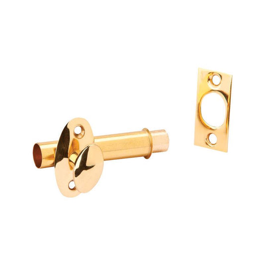 Ives Polished Brass Mortise Bolt