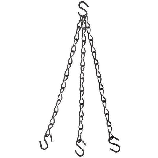 National Hardware Black Steel 18 in. H Decorative Chains 1 pk