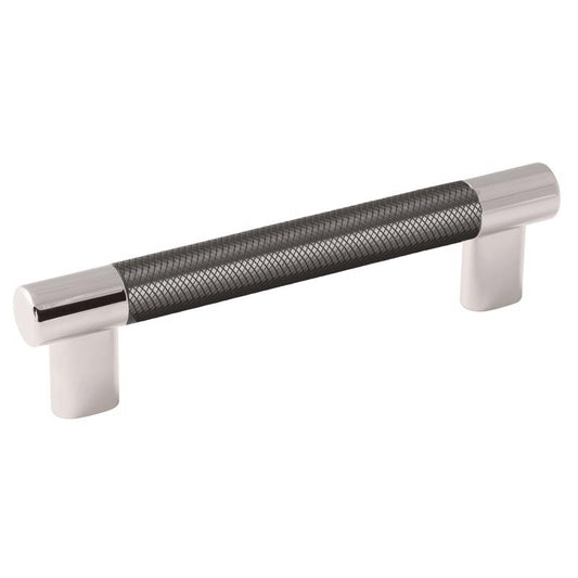 Amerock Esquire Collection Contemporary Bar Cabinet Pull 5-1/16 in. Polished Nickel Gray 1 pk