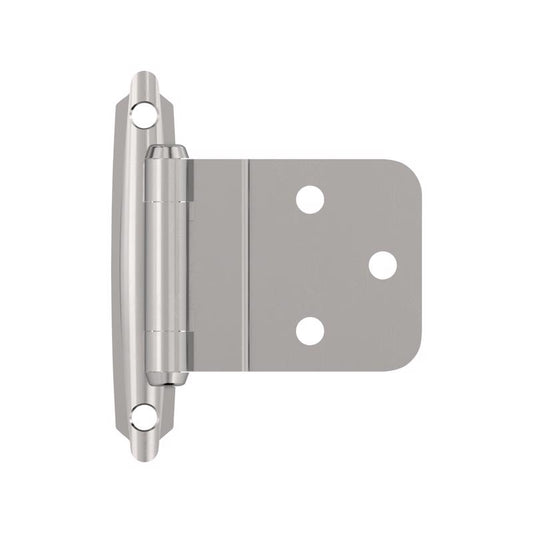 Amerock 2.75 in. L Polished Chrome Cabinet Hinge 2 pk