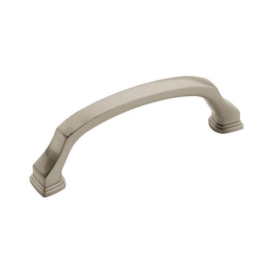 Amerock Traditional Arch Cabinet Pull 3-3/4 in. Satin Nickel Silver 1 pk