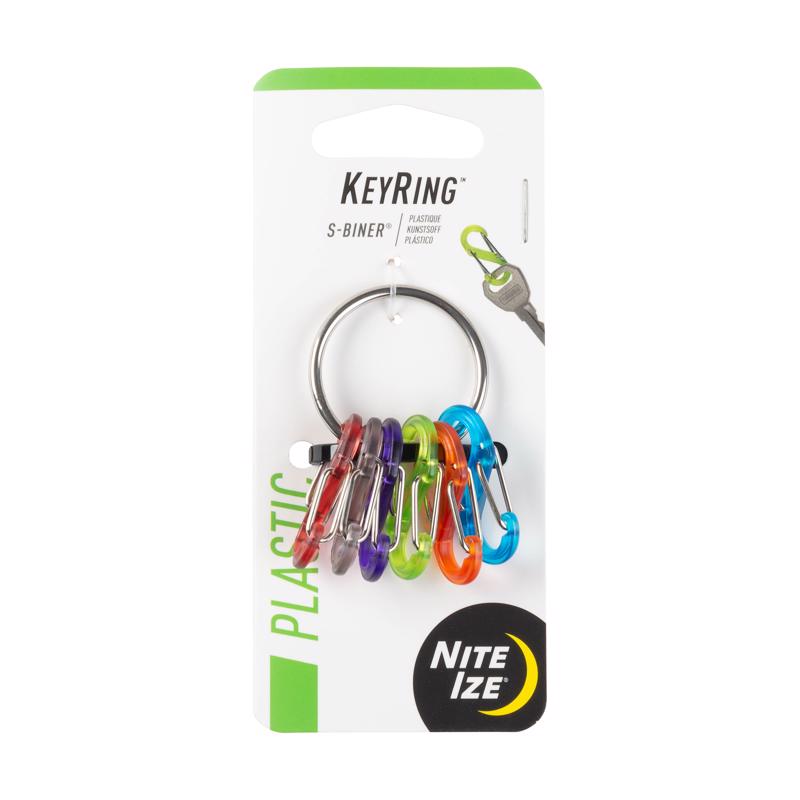 Nite Ize KeyRing Stainless Steel Assorted S-Biner Keychain