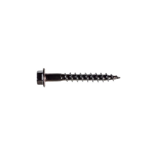 Simpson Strong-Tie Outdoor Accents No. 10 X 1-1/2 in. L Hex Black Bold Wood Screws 50 pk