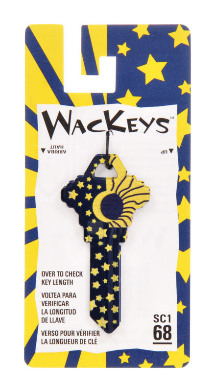 HILLMAN Wackey Sun & Moon House/Office Universal Key Blank Single