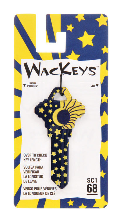 HILLMAN Wackey Sun & Moon House/Office Universal Key Blank Single