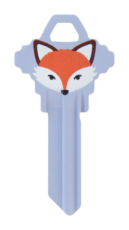 HILLMAN Wackey Fox House/Office Universal Key Blank Single