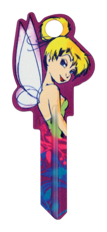 HILLMAN Disney Tinker Bell House/Padlock Universal Key Blank Double
