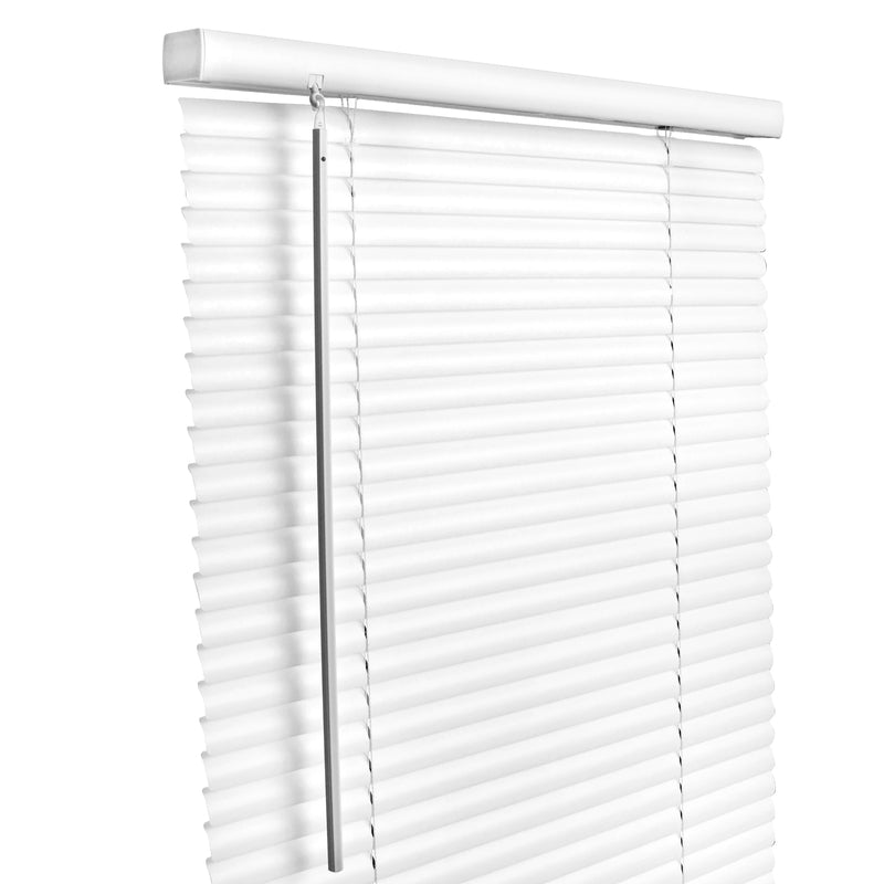 Living Accents Vinyl 1 in. Blinds 48 in. W X 64 in. H White Cordless