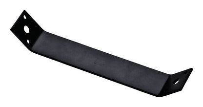 National Hardware 9.3 in. H X 1.5 in. W X 0.125 in. D Black Carbon Steel Inside Strap Brace