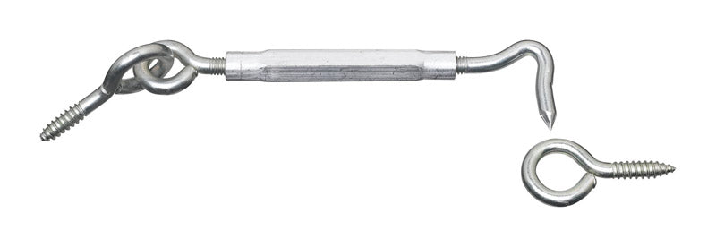 National Hardware Zinc-Plated Aluminum/Steel Hook Turnbuckle 11 in. L