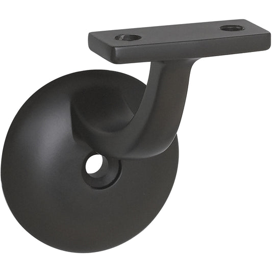 National Hardware Dark Brown Zinc Handrail Bracket 3.1 in. L 250 lb