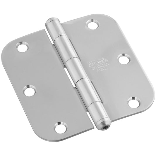 National Hardware 3-1/2 in. L Stainless Steel Door Hinge 1 pk
