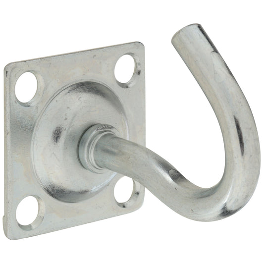 National Hardware Medium Zinc-Plated Silver Steel 2.33 in. L Clothesline Hook 140 lb 1 pk