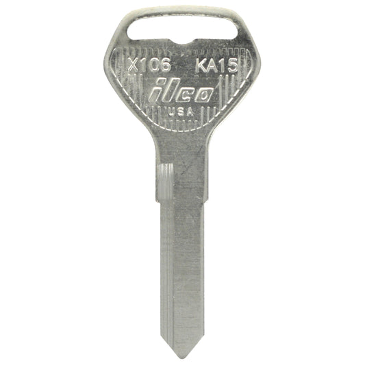 HILLMAN KeyKrafter Traditional Key Automotive Key Blank 2054 Double For Kawasaki Silver