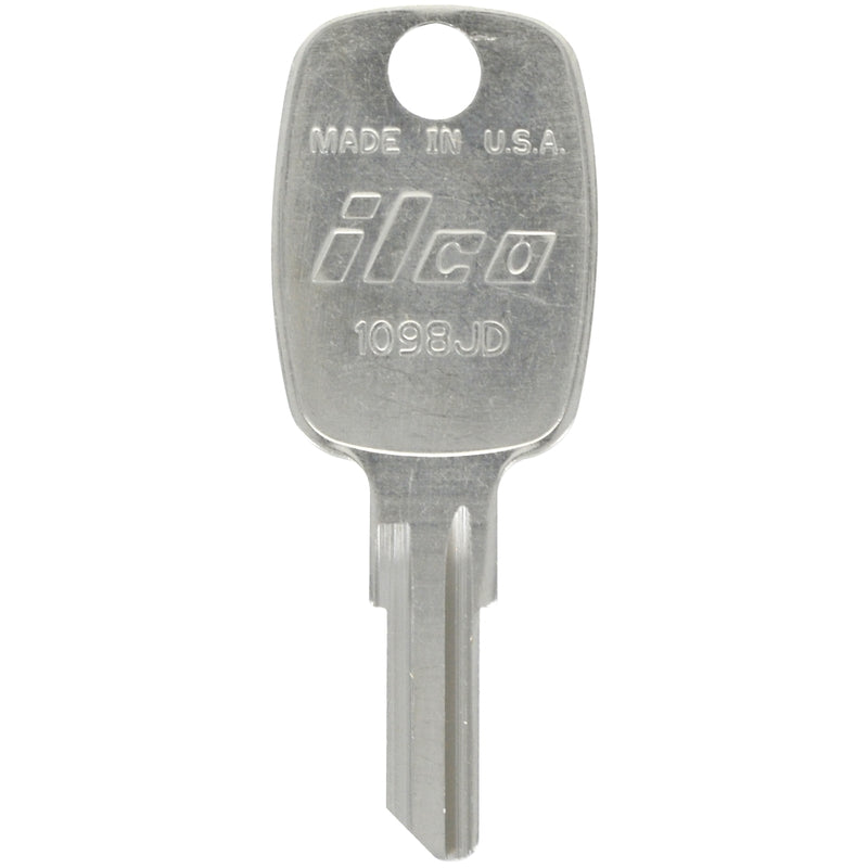 HILLMAN KeyKrafter Universal House/Office Key Blank 2049 Single For John Deere Locks Silver