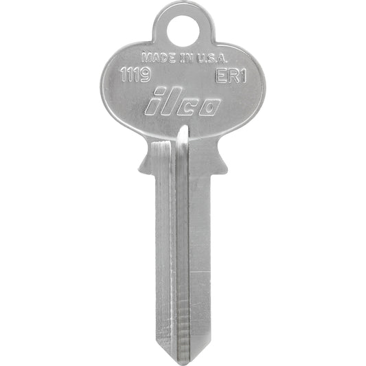 HILLMAN KeyKrafter House/Office Key Blank 2045 Single For Earl Locks Silver