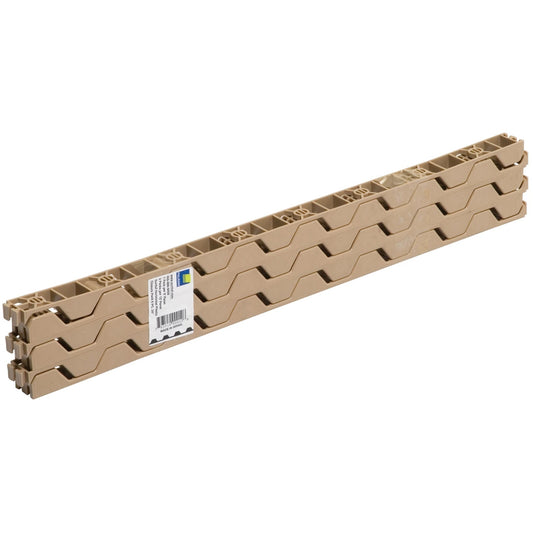 Suntuf 1-1/4 in. W X 24 in. L Plastic Horizontal Closure Strips Beige