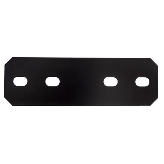 Hampton 9.5 in. H X 3 in. W X 1/8 in. D Black Steel Mending Plate