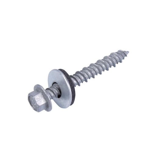 Grip-Rite No. 10-16 Sizes X 1-1/2 in. L Hex Hex Head Screws w/Washers 1 lb 95 pk