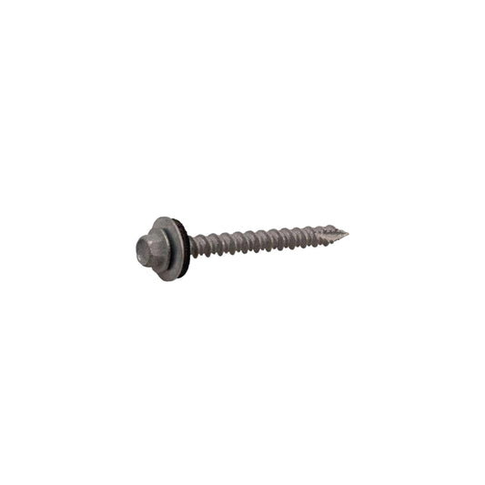 Grip-Rite No. 10 wire X 2-1/2 in. L Phillips Hex Washer Head High/Low Washer Roofing Screws