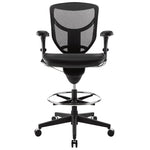 WorkPro Quantum 9000 Series Black Fabric/Vinyl Ergonomic Chair