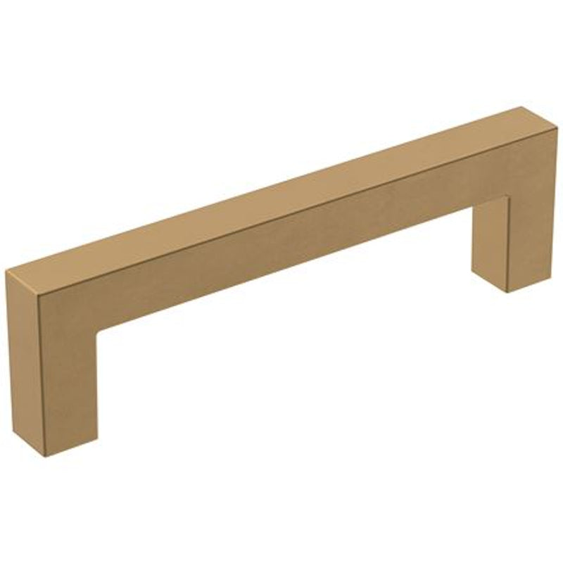 Amerock Monument Contemporary Bar Cabinet Pull 3-3/4 in. Champagne Bronze Gold 1 pk