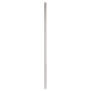 Knape & Vogt Silver Steel Shelf Standard 45 in. L 0201-45PM