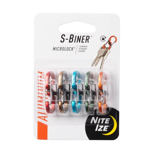Nite Ize MicroLock Aluminum Assorted Locking S-Biner