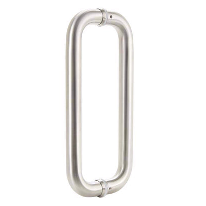 Brinks Commercial 12 in. L Satin Silver Stainless Steel Door Pull